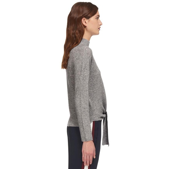 Whistles tie side rib wool sweater - Picture 3 of 8